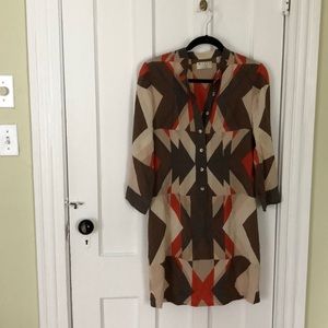 Wyeth by Todd Magill Silk Shift Dress